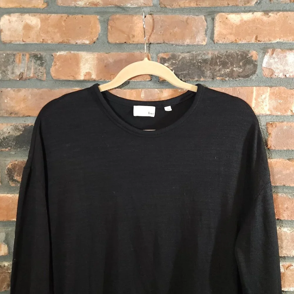 Wilfred Free Aritzia Lightweight Hi-lo Crewneck Sweater Minimalist Women's XS